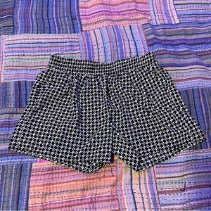A.N.A. Black + White Patterned Shorts